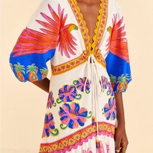 Off-White Vivid Garden Maxi Dress